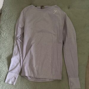 Gymshark Lavender Long Sleeve Tee